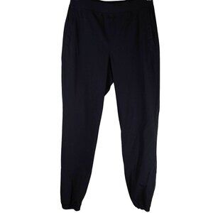 Lululemon Womens Black Jogger Pants With Zippered‎ Ankles Sz 6